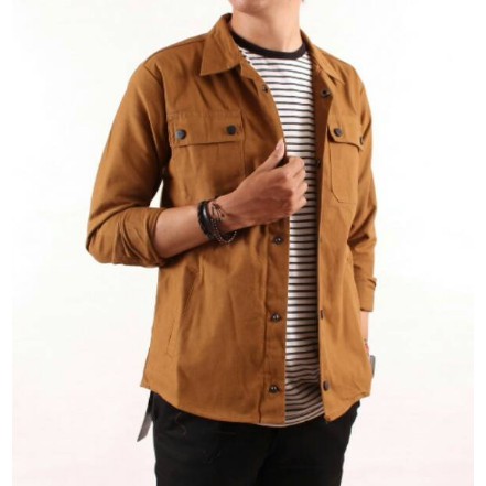 Jaket TRUCKER pria IKC 002 distro cbr six Bandung hoodie dua sisi keren grosir pakaian pria H0D7