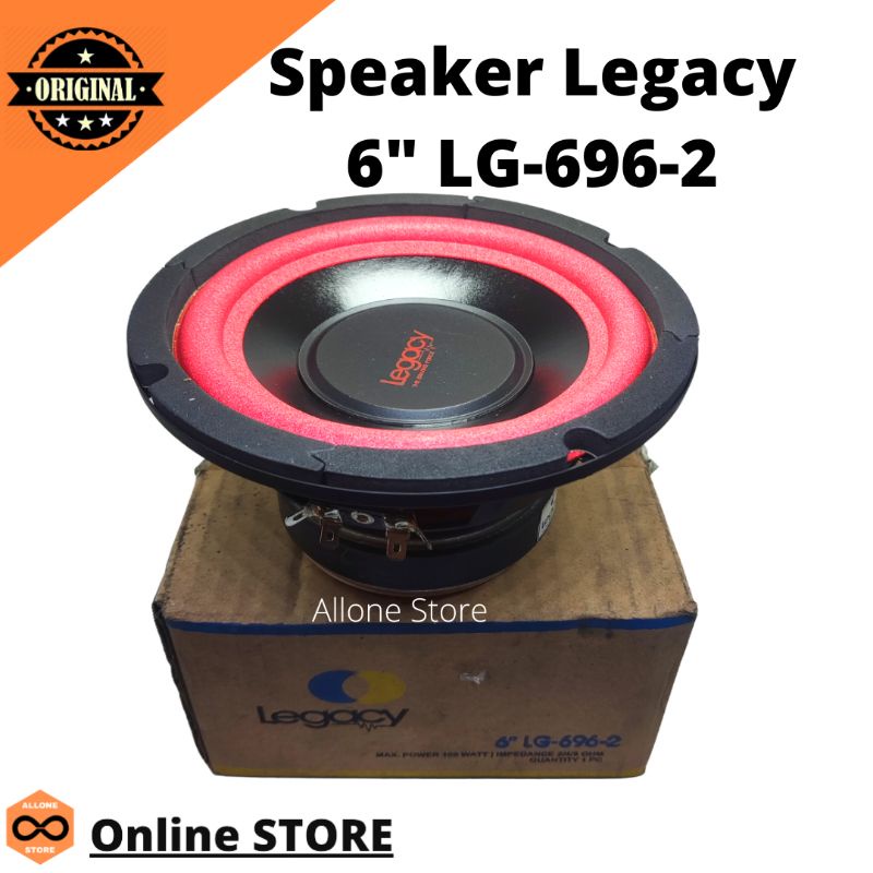 Speaker Legacy 6" inch LG-696-2 Subwoofer Double Coil