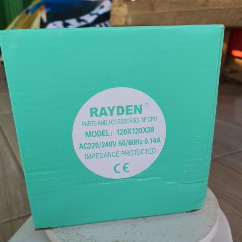 KIPAS AC 220V 12 CM RAYDEN KEMASAN HIJAU