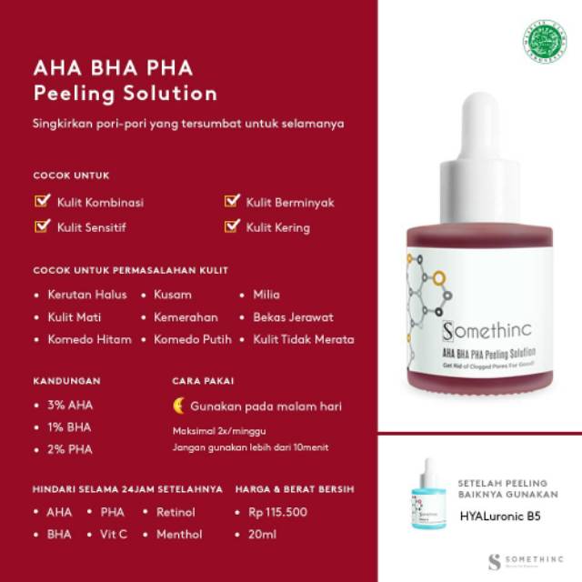 Somethinc - AHA BHA PHA Peeling Solution 20ml