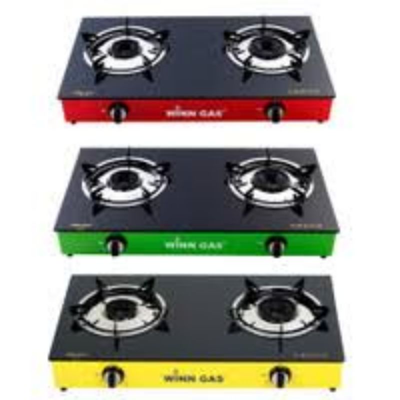 Winn Gas Kompor Gas Kaca 2 Tungku W388