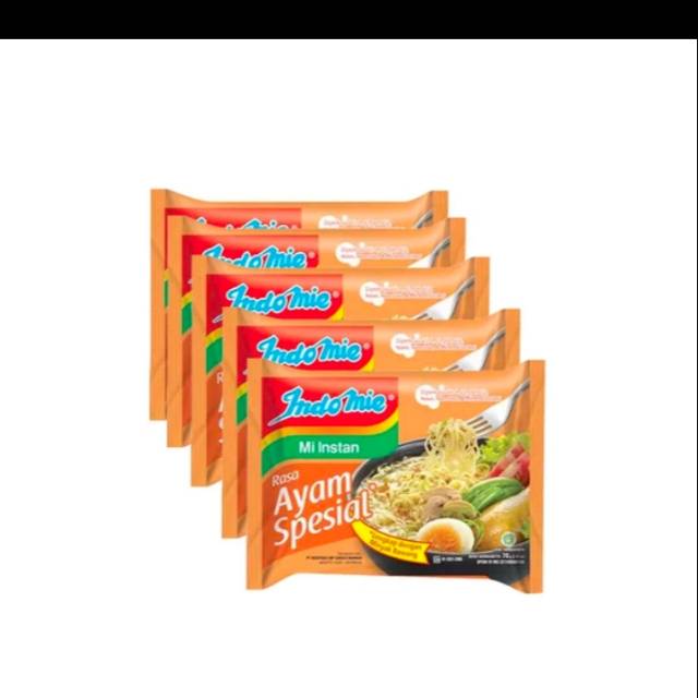 

Paket 5 pcs indomie kuah instan