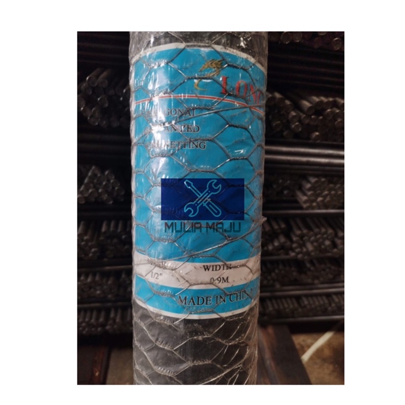 Kawat Ayam Galvanis 1/2in/chicken Wire Mesh 1/2in /Kawat Ayam 4kg Tebal