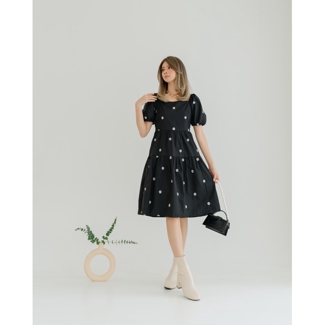 [ LittleBigCloth ] Arin Dress // Korean Dress Midi Dress Wanita Dress Bigsize