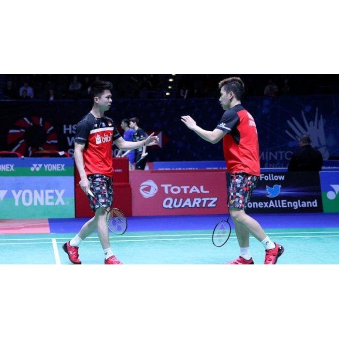 PROMO  Baju BADMINTON / BULUTANGKIS YONEX Y.142 (Hitam Merah)