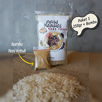 

Beras Basmati 250gr dan Bumbu Instan