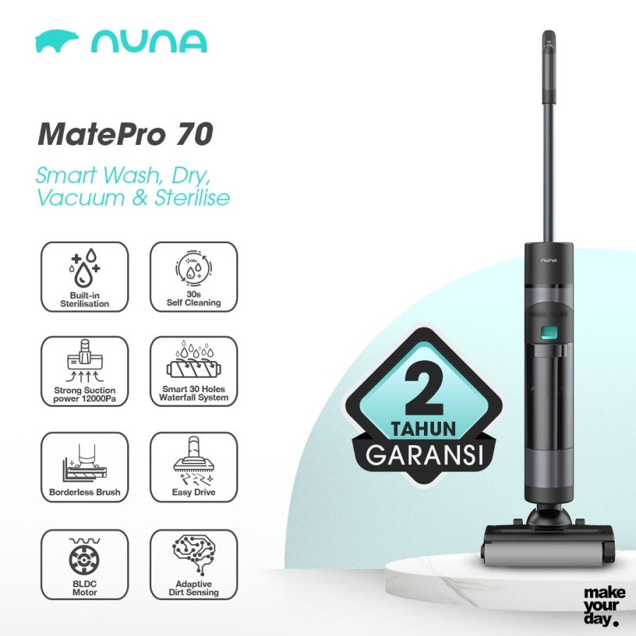 NUNA MatePro 70 Cordless Wet Dry Vacuum Cleaner