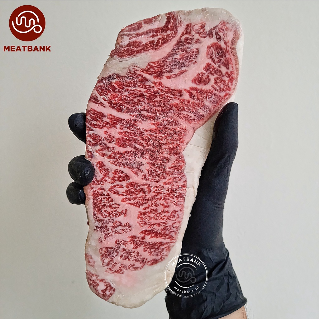 

MEATBANK JAPAN WAGYU STRIPLOIN A5 Kobe Beef Sirloin Kagoshima Steak