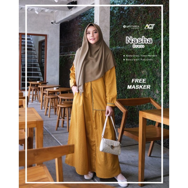 DRESS TOYOBO  SIMPLE  BUSUI  NASHA BY YASMEERA