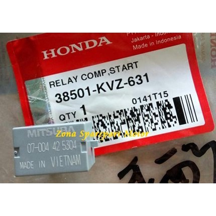 Relay Stater AHM u/ Honda Matic Injek (Beat fi, Vario fi, Vario 125, Scoopy fi, spacy fi)-KVZ-2