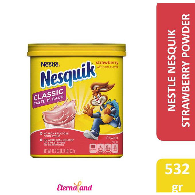 

Nesquik Strawberry Powder Milk - Susu Bubuk Strawberi