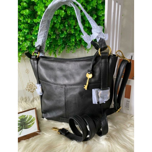 Tas Wanita FossilOriginal Sam Shopper Crossbody Black