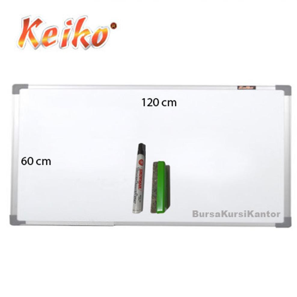 

Whiteboard uk 60 x 120 Spidol Hitam Hapusan Gantung Magnetic