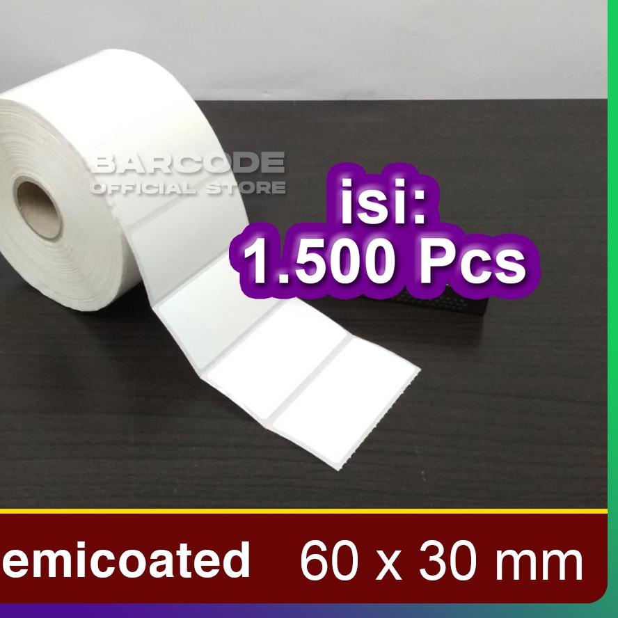 

Model baru - Label Bare 60 x 30 - 60x30 mm - 60x30mm 1 Line - Kertas Sticker Semicoated ,.