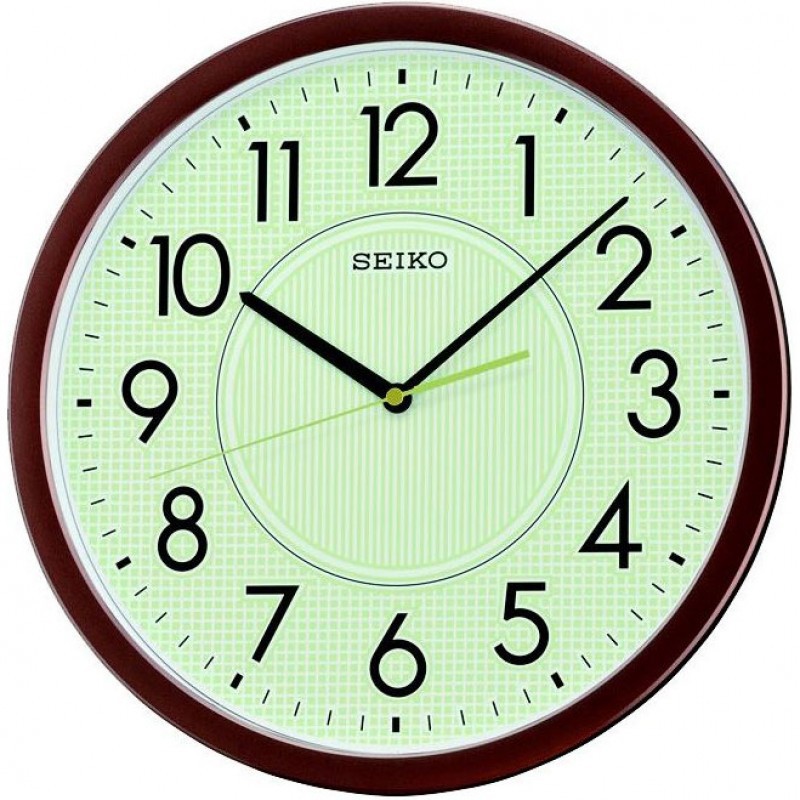 JAM DINDING SEIKO QXA629B - Brown Green