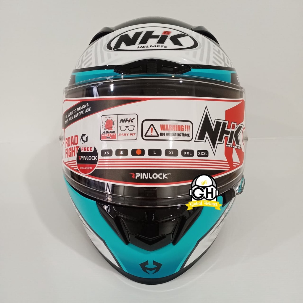 HELM NHK GP R TECH STREET ALEX ESCRIG BLACK TOSCA GLOSSY