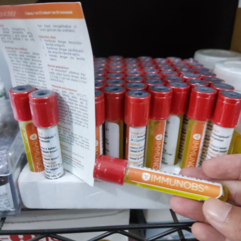 IMMUNOBS - Obat Diare Flu Muntah Kucing Sugar Glider Kelinci Burung Hamster Anjing