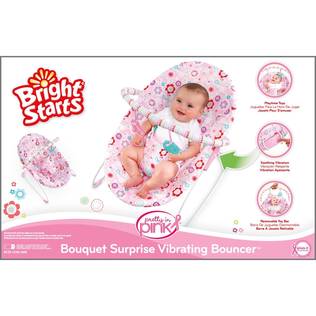 Bright Starts Bouquet Surprise Vibrating Bouncer