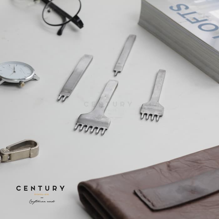 Stitching Punch Diamond 4mm ( Chisel - Prong - Kulit - Pitch - Leather  PROMO