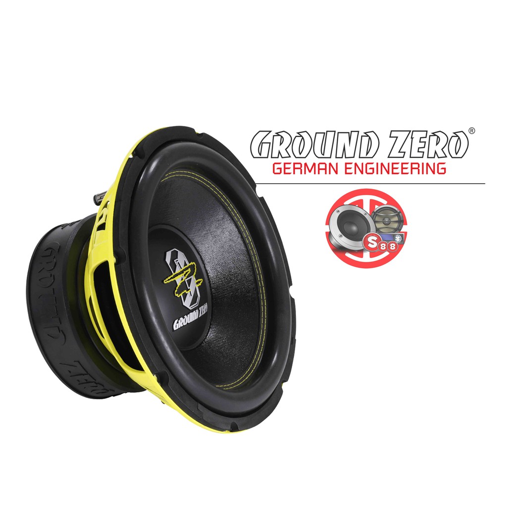 Ground Zero GZRW 12XSPL High Quality SPL Subwoofer 1500Watt DVC