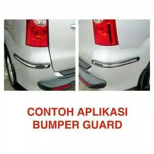 Bumper Guard/pelindung bumper karet TRD Sportivo 4pcs bisa semua mobil