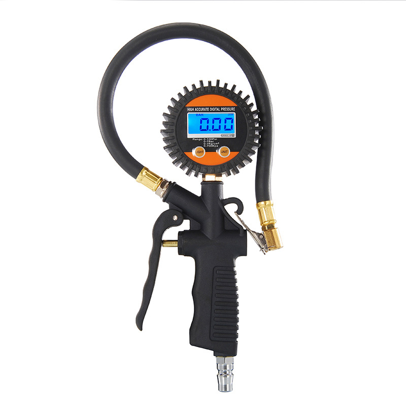 Digital Tire Pressure Gauge Pembaca Tekanan Angin LCD - DP-201