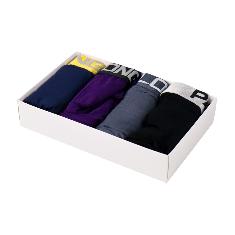 Paililong Celana Dalam Boxer Brief Pria 4PCS - 2807-A - Multi-Color