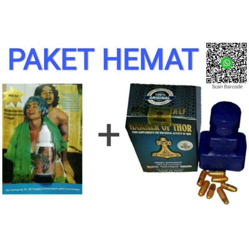PAKET HEMAT TERLARIIISS....HAMMER OF THOR ITALY DAN OBAT CAIR CEWEK DINGIN
