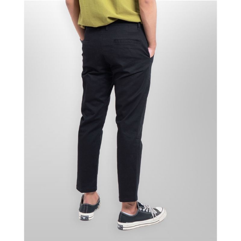 CELANA CHINO Panjang pria Slimfit Kerja Harian Santai Casual Formal Hitam Abu Cream Mocca Size 27-38