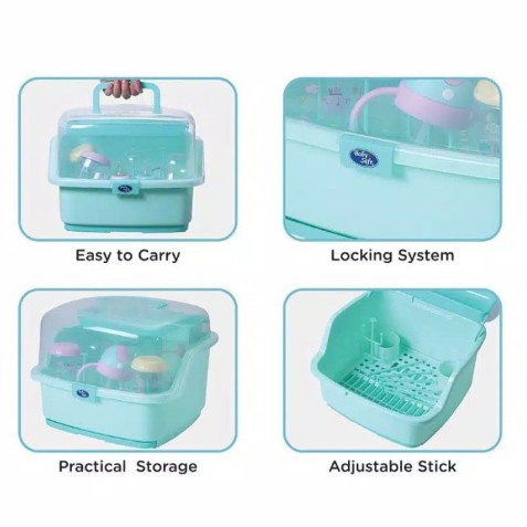 Baby Safe Drying Rack Hight Capacity Rak Pengering Botol Bayi DR05