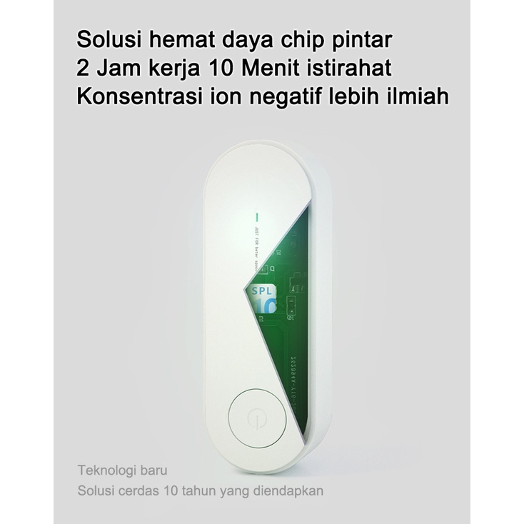 ITS Ion Negatif Air Purifier Hapus Debu Asap Portabel Pembersih Udara Colokan Eropa Konsumsi daya rendah nol desibel Chip hemat daya Kantor Rumah Dapur Kamar tidur