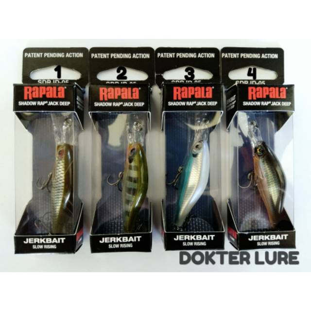 LURE. Minnow RAPALA Shadow Rap Jack Deep SDRJD 6gr Jerkbait