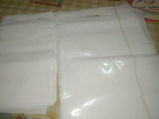 Plastik Ziplock Ctik Klip Handle Ukuran 20x30cm + 6 Warna Putih Susu