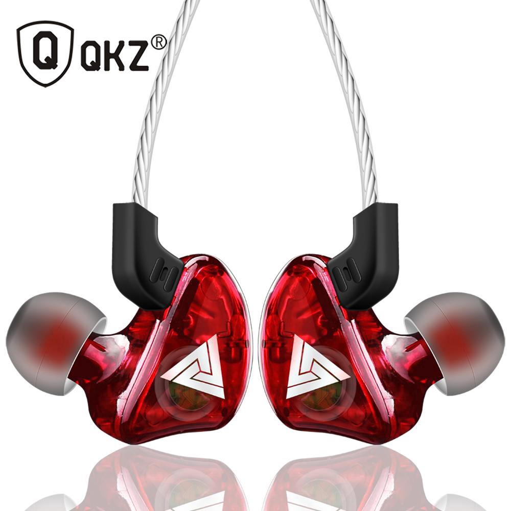 Qkz Ck5 Headset Earphone Earbuds Sport Musik Bass Stereo Jack 3.5mm Dengan Mic Hd Untuk Lari