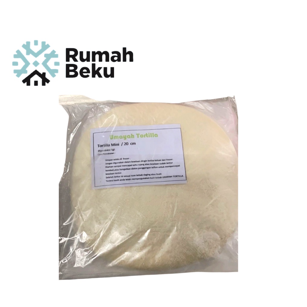 KULIT KEBAB ATAU KULIT TORTILA UMMAYAH UKURAN 20CM ISI 20 LEMBAR
