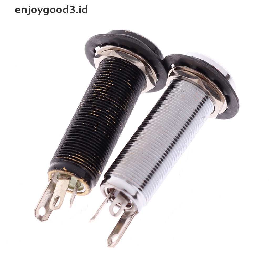 (Id) Soket Jack Input / Output Mono Untuk Gitar Elektrik / Bass (Dd)