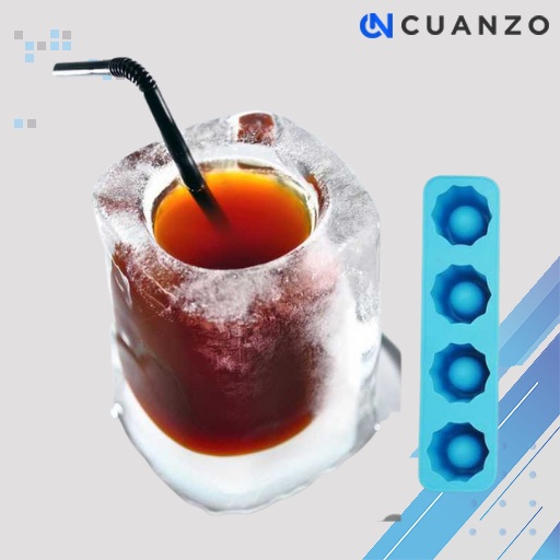 Cetakan Es Batu Model Gelas Mini / Alat Cetak Cetakan Pencetak Es Batu Cube Cafe Kristal Cristal Silikon Silicon Silicone Bulat Bolong Kecil Elasti Estetik Aesthetic Gelas Isi Banyak Kulkas Karakter Lentur Lubang Lobang Tengah Ukuran Gelas Murah Original