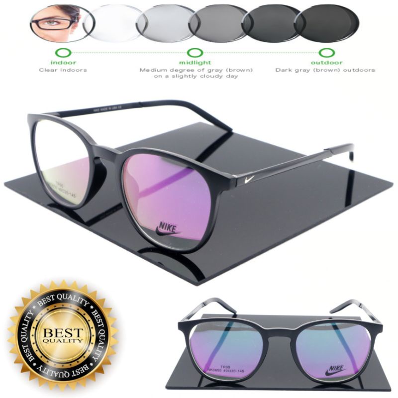Frame Kacamata Fashion Sport Nike Bulat Rounded