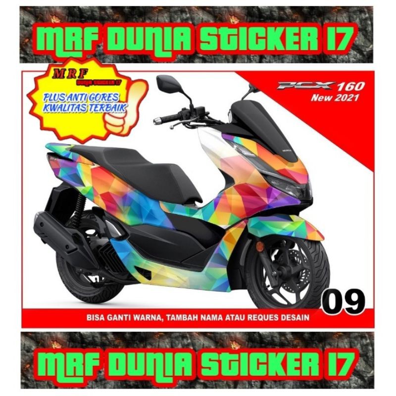 Sticker decal Honda PCX 160 Full Body decal Honda PCX 160 body Sticker Honda PCX 160 Full body 09