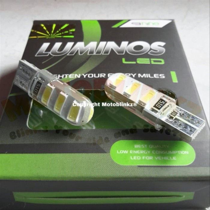 Lampu Motor T10 senja Sen Luminos Crystal Jel-4