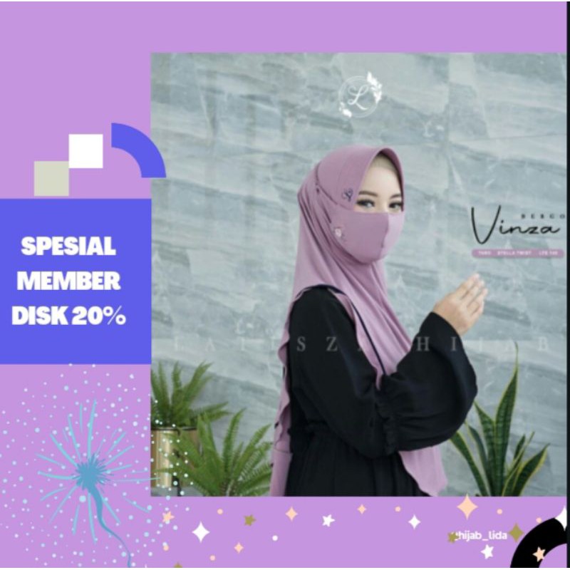 VINZA BERGO LATISZA LTS 148/JILBAB INSTANT FREE MASKER