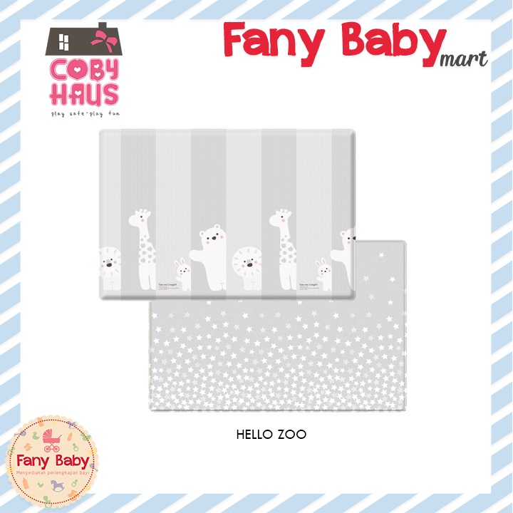 COBY HAUS PREMIUM BUBBLE PVC MAT HELLO ZOO + GALAXY M 190 x 130 x 3CM