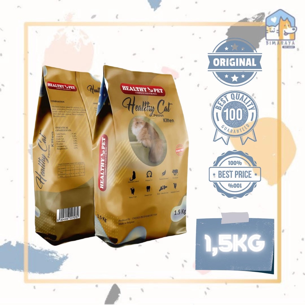 HEALTHY PET KITTEN PERSIAN DRY CAT FOOD 1,5KG FRESHPACK