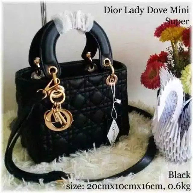 BAYAR DI TEMPAT (COD) TAS WANITA / CHRISTIAN DIOR / LADY DIOR SUPER MINI /TAS WANITA IMPORT BATAM