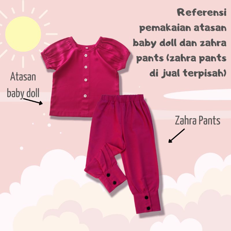 ATASAN BABY DOLL RAYON//ATASAN ANAK PEREMPUAN