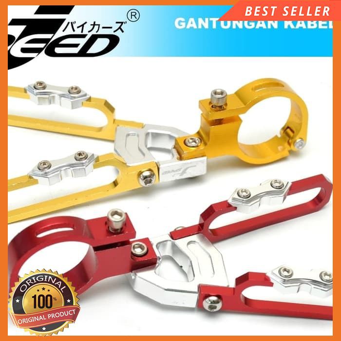 Gantungan Klem Kabel Motor Warna CNC CB CBR Vixion R15 Sonic Satria Va