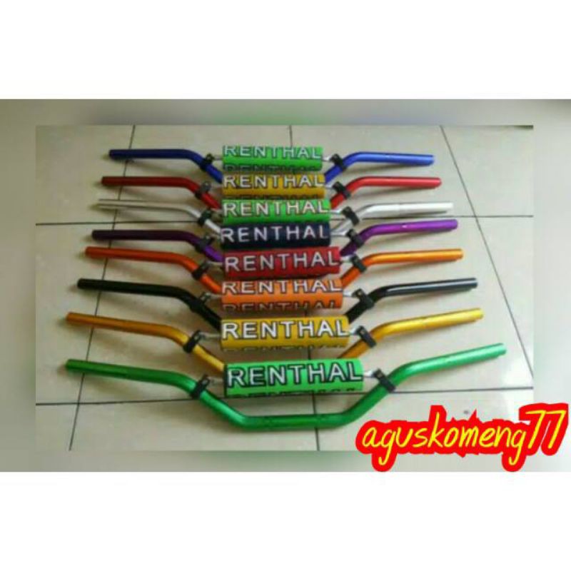 stang motor renthal+busa cnc/stang renthal cnc variasi motor trail