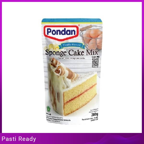 

PONDAN SPONGE VANILA 200 GR