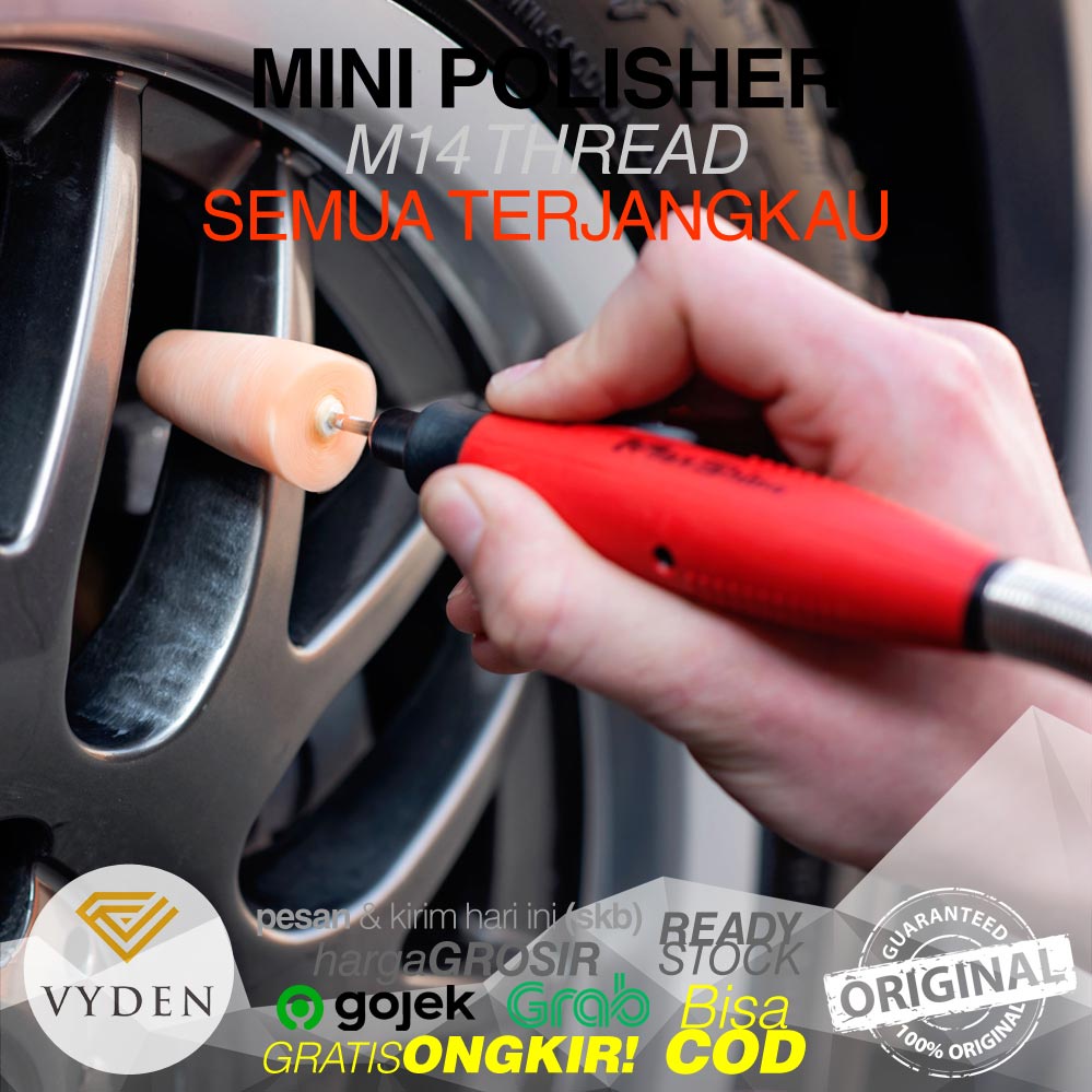 MAXSHINE Mini Polishing System MN01 Nano Spot Polisher Pad Kecil Sela Lekukan Poles Motor Interior Mobil MURAH