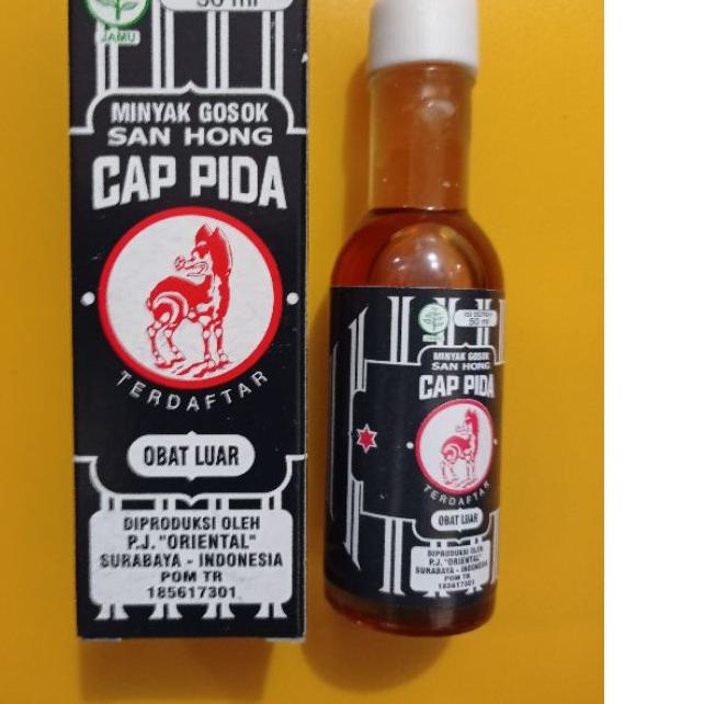 ❊ San Hong 50ml/Minyak Gosok Cap Pida/Minyak Gosok San Hong Cap Pida 50ml/Sanhong Cap Pida 50ml ☆